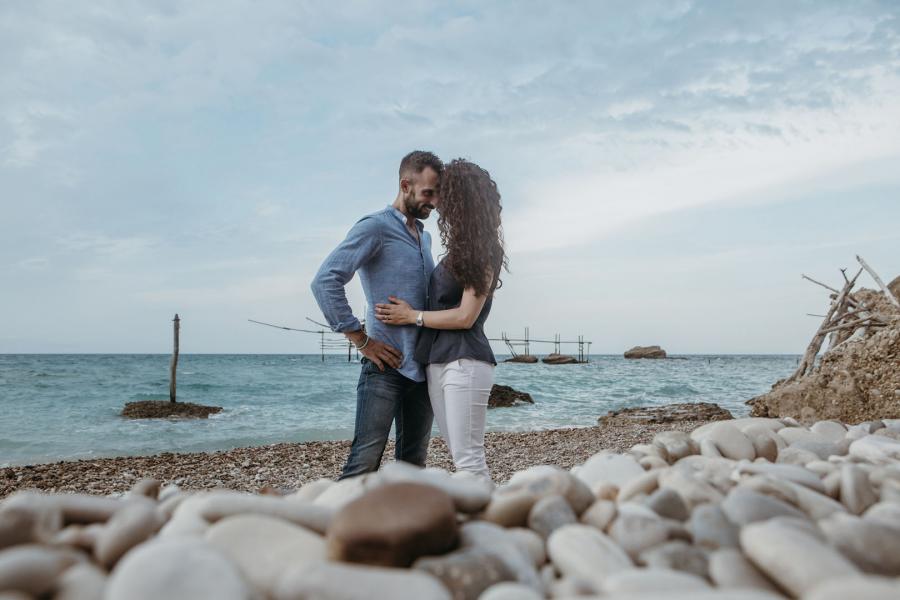 Engagement al mare