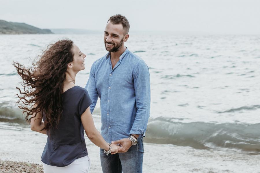 Engagement al mare