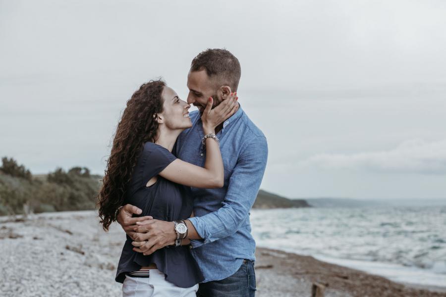 Engagement al mare
