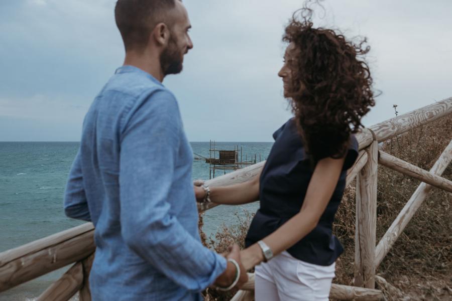 Engagement al mare